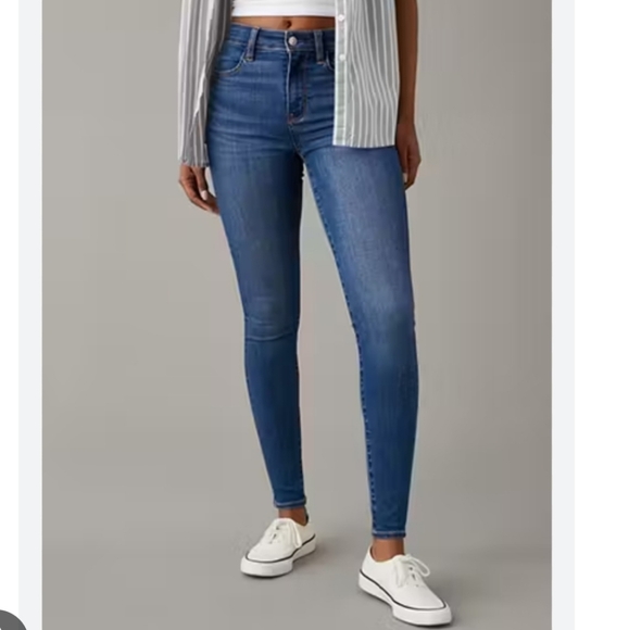 American Eagle Super Stretch Super Hi Rise Jegging Pants - Picture 1 of 10